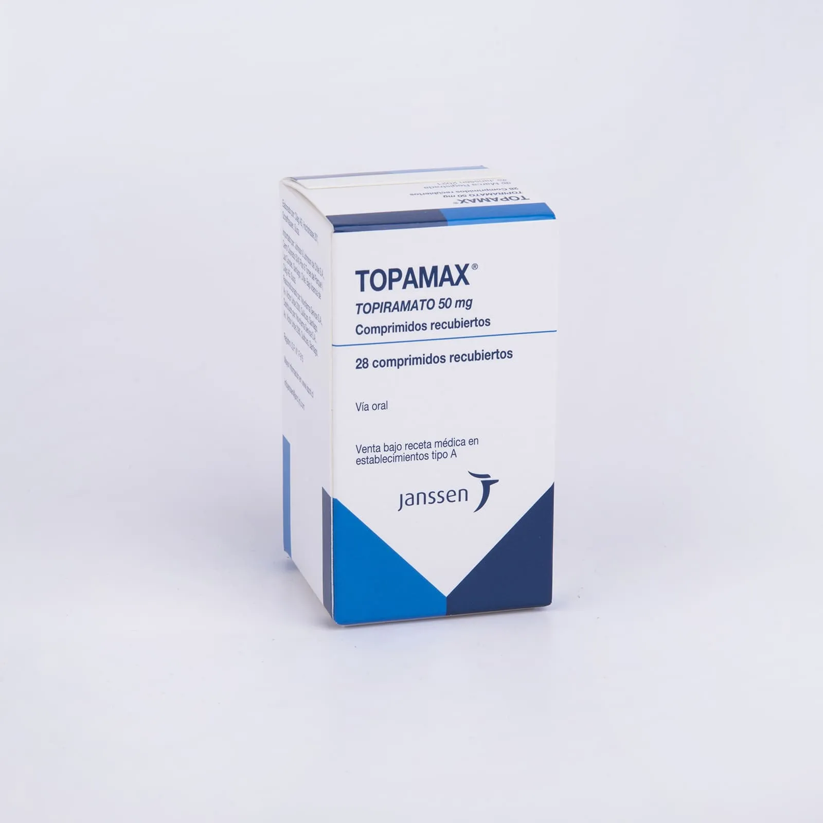 Topamax 50 mg x 28 Comprimidos Recubiertos - Topiramato