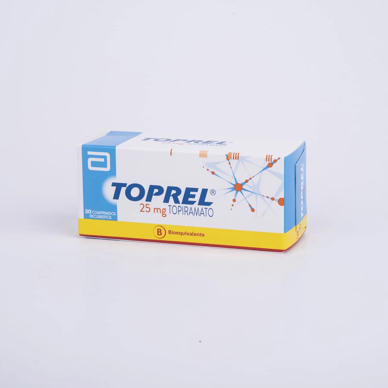 Toprel 25 mg x 30 Comprimidos Recubiertos - Topiramato