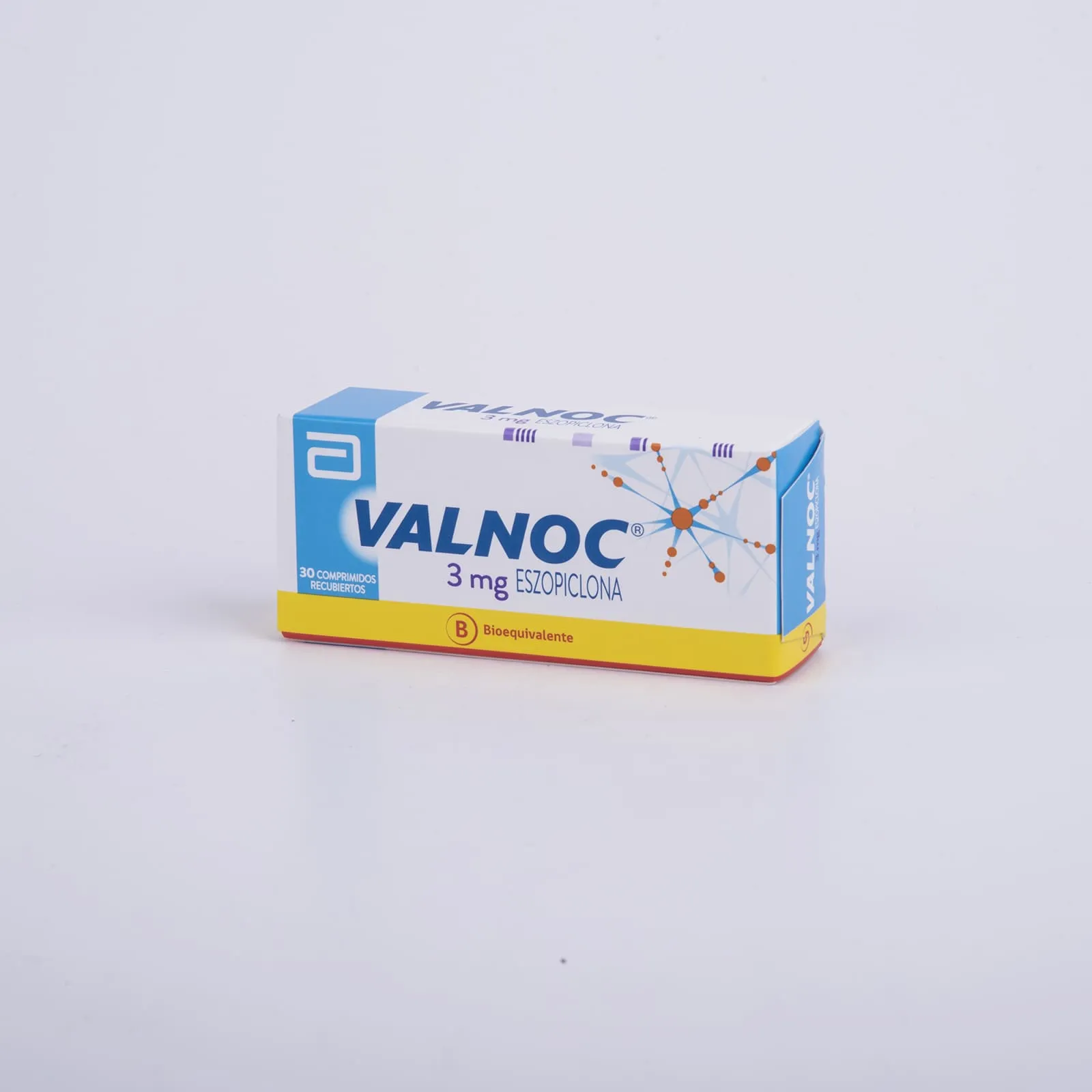 Valnoc 3 mg x 30 Comprimidos Recubiertos - Eszopiclona