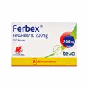 Ferbex fenofibrato 200 mg 30 cápsulas