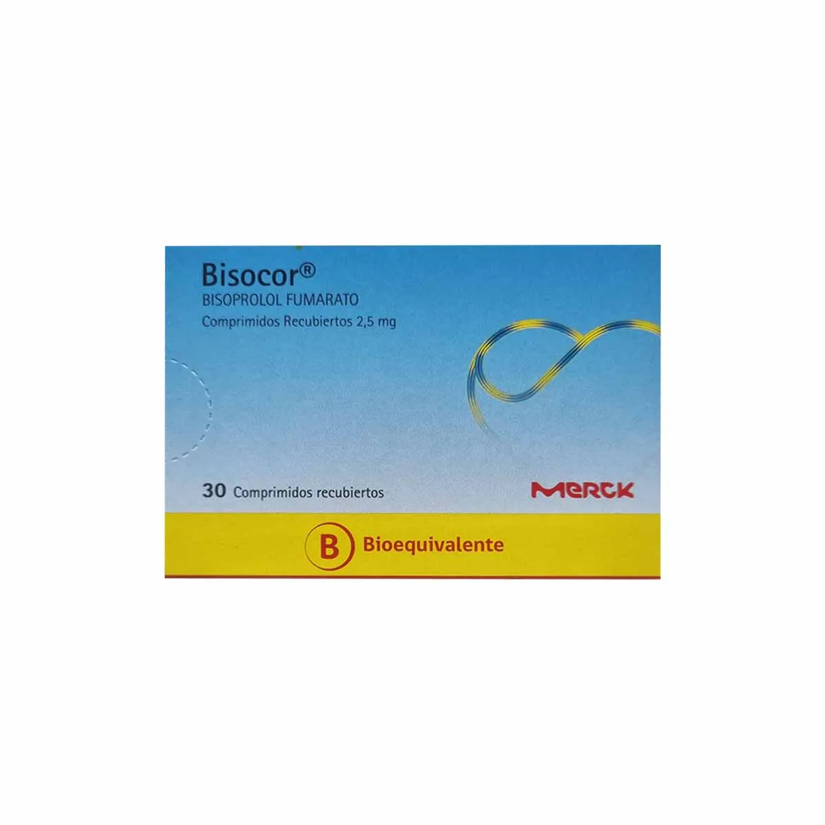 Bisocor 2,5 mg x 30 Comprimidos Recubiertos - Bisoprolol