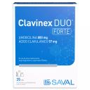 Clavinex Duo Forte 800/57 Suspensión 35 mL - Amoxicilina+Ác. Clavulánico