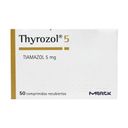 Thyrozol 5 Tiamazol 5 mg 50 comprimidos recubiertos