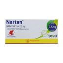 Nartan naratriptan 2,5 mg 10 comprimidos recubiertos