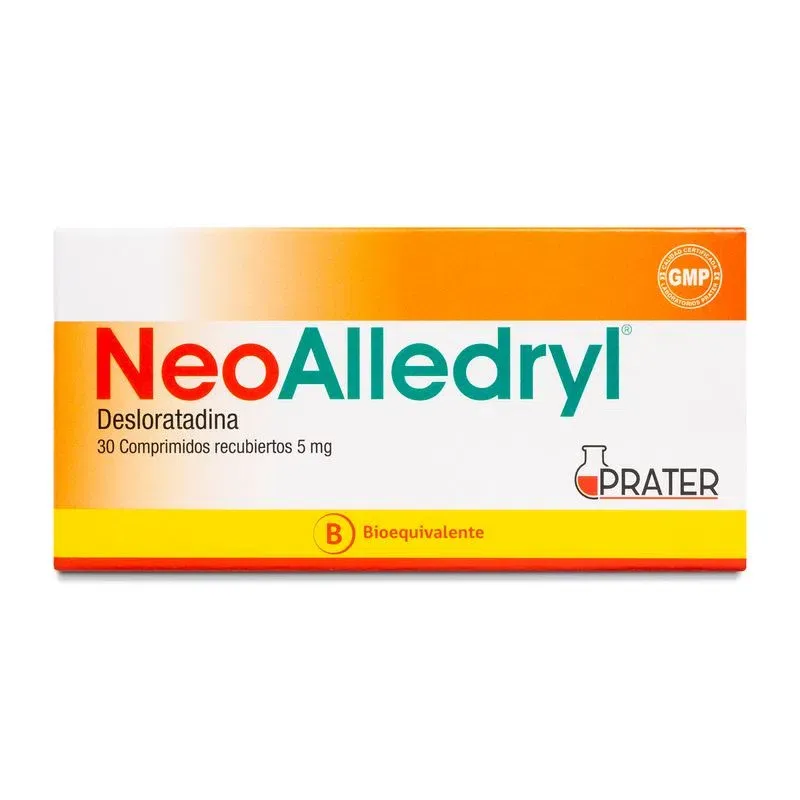 NeoAlledryl Desloratadina 5 mg x 30 Comprimidos - Prater