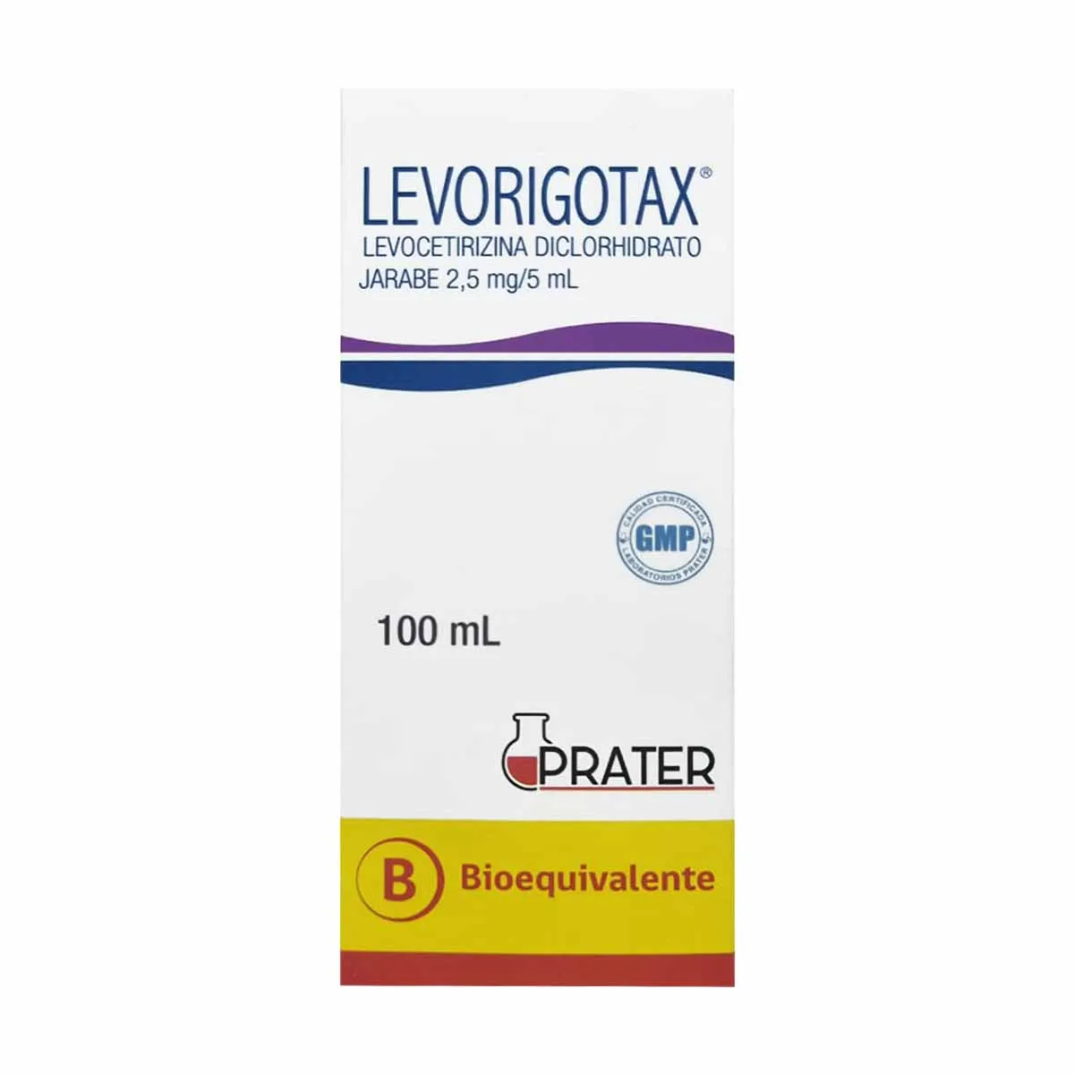 Levorigotax 2,5 mg/5 mL Jarabe 100 mL - Levocetirizina