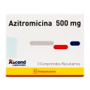Azitromicina 500 mg 3 comprimidos recubiertos