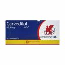 Carvedilol 12,5 mg 30 comprimidos