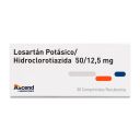 Losartán 50 mg hidroclorotiazida 12,5 mg 30 comprimidos recubiertos