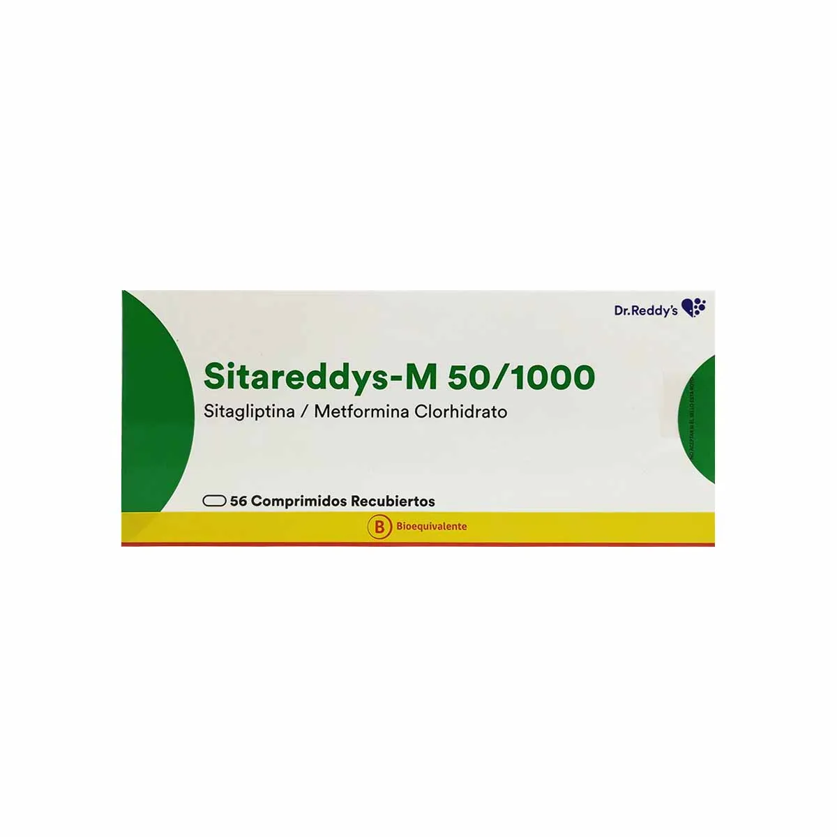 Sitareddys M 50/1000 mg x 56 Comprimidos - Sitagliptina + Metformina