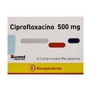 Ciprofloxacino 500 mg 6 comprimidos recubiertos