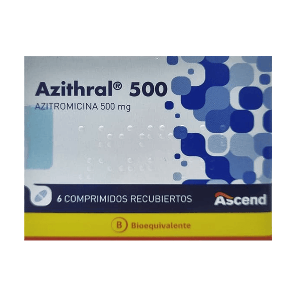 Azithral 500 mg x 6 comprimidos | Azitromicina 500 mg