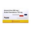 Amoxicilina + Ácido Clavulánico 500/125 mg x 20 Comprimidos - Ascend