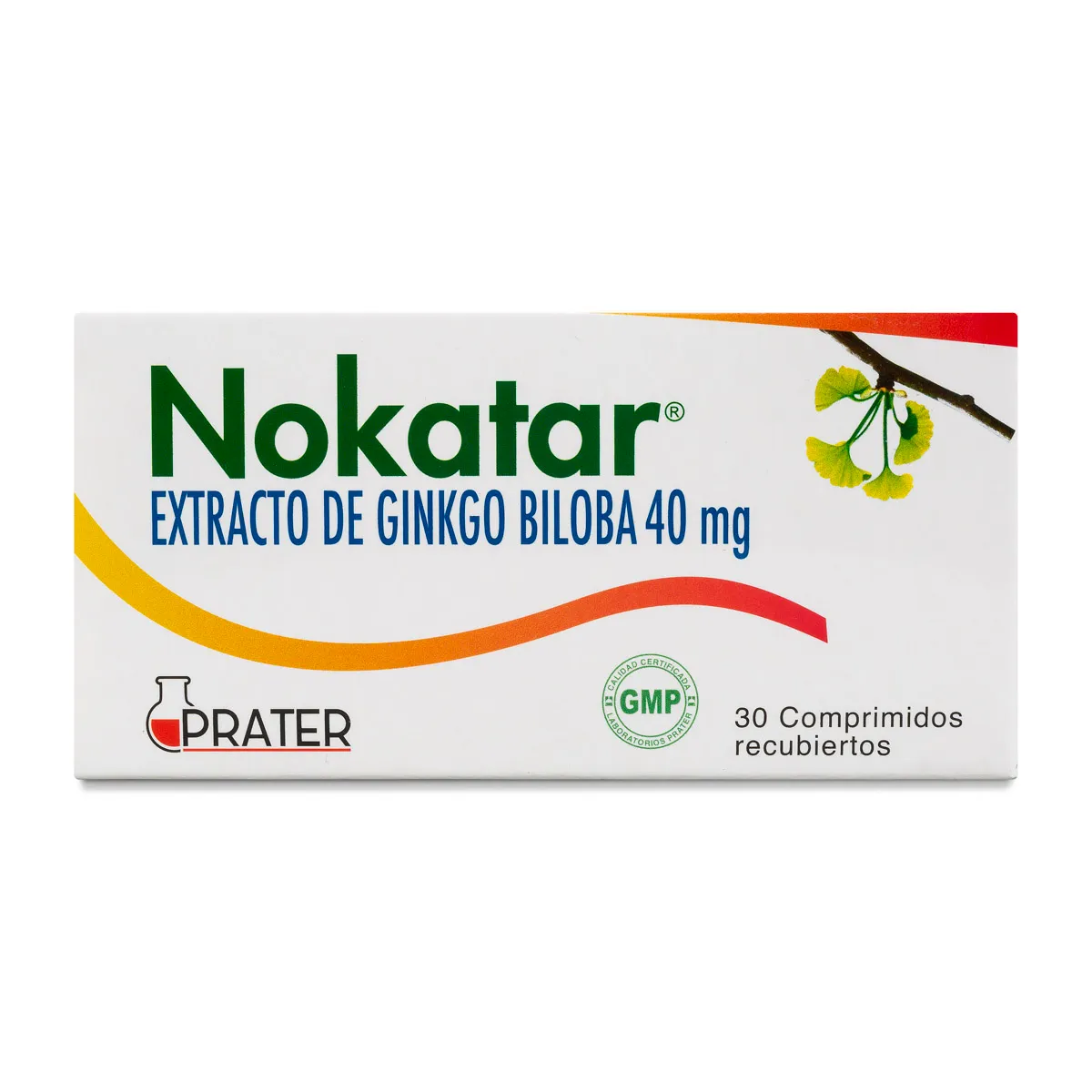 Nokatar Extracto Ginkgo Biloba 40 mg x 30 Comprimidos