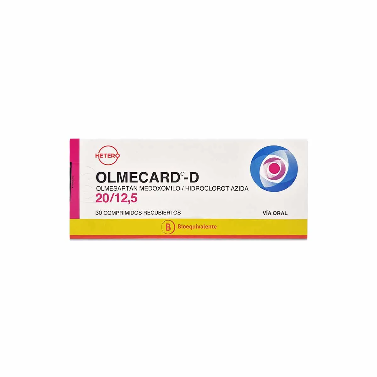 Olmecard-D 20/12.5 mg 30 Comp. Rec. - Olmesartán/Hidroclorotiazida