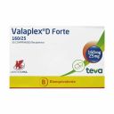 Valaplex-D forte valsartán 160 mg hidroclorotiazida 25 mg 30 comprimidos recubiertos
