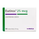 Eutirox levotiroxina 25 mcg 50 comprimidos