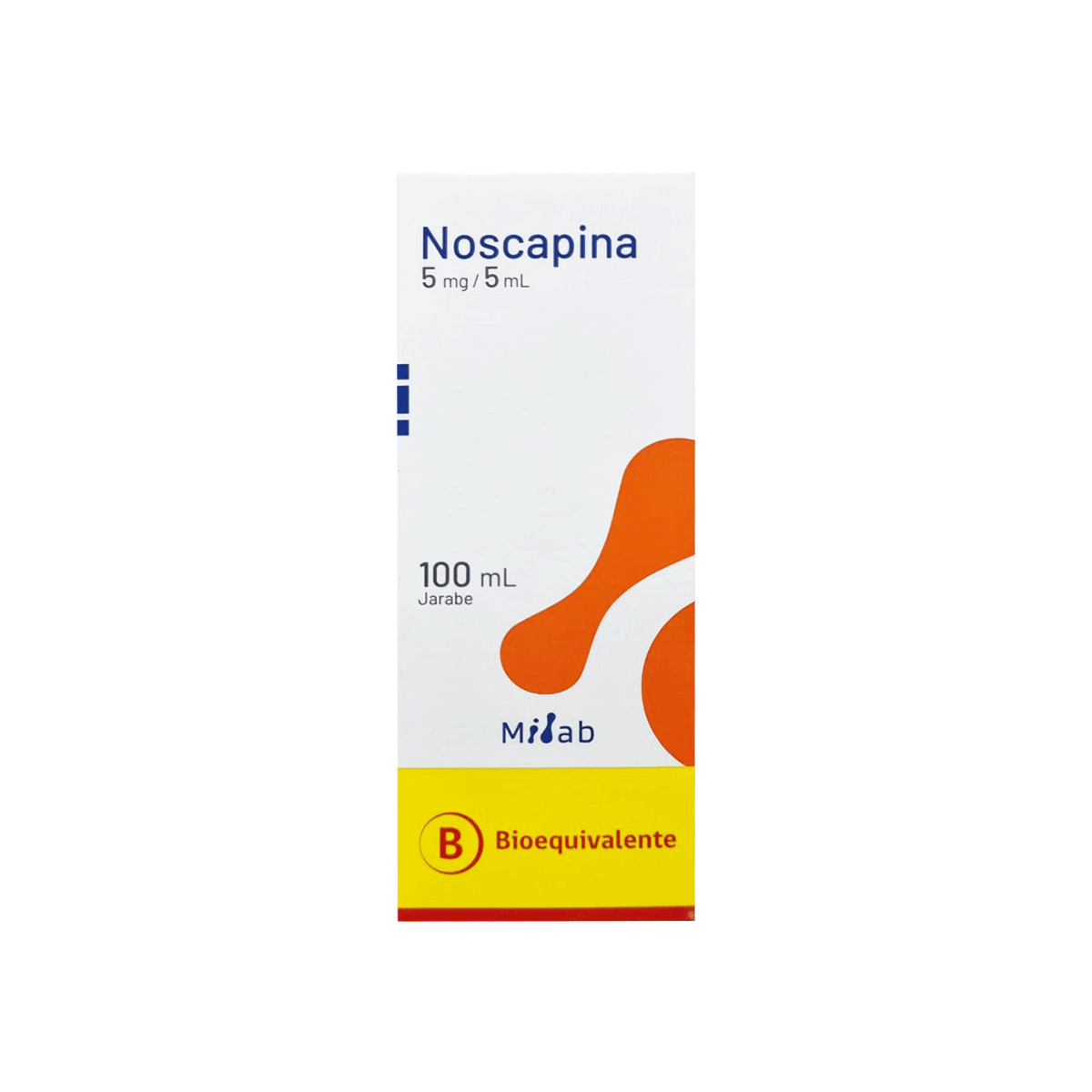 Noscapina 5 mg/5 mL Jarabe 100 mL - Milab