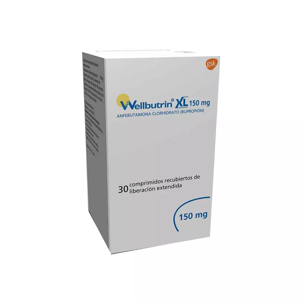 Wellbutrin XL 150 mg x 30 Comprimidos - Bupropión