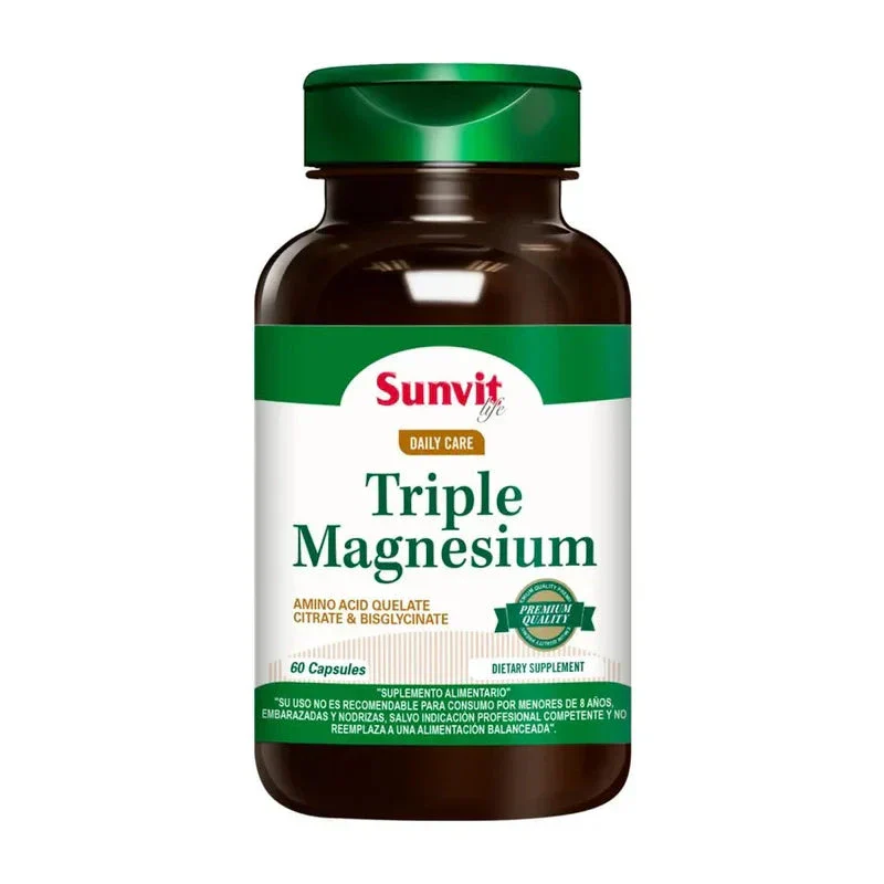 Sunvit Triple Magnesium 60 Cápsulas