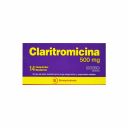 Claritromicina 500 mg x 14 Comprimidos - Chemopharma