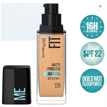 Maybelline Fit Me Matte + Poreless Base 30 ml - Natural