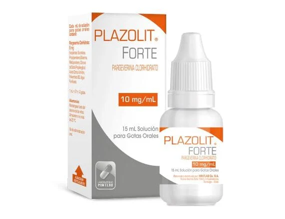 Plazolit Forte 10 mg/mL Gotas 15 mL - Pargeverina Clorhidrato