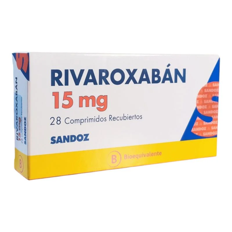 Rivaroxabán 15 mg x 28 Comprimidos - Sandoz