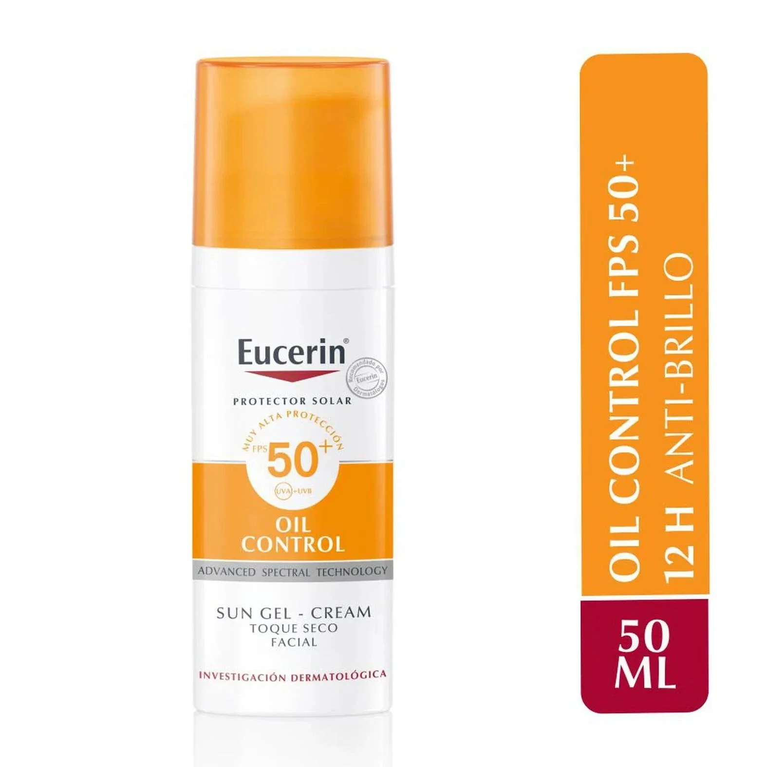 Eucerin Oil Control Toque Seco FPS 50+ 50 ml
