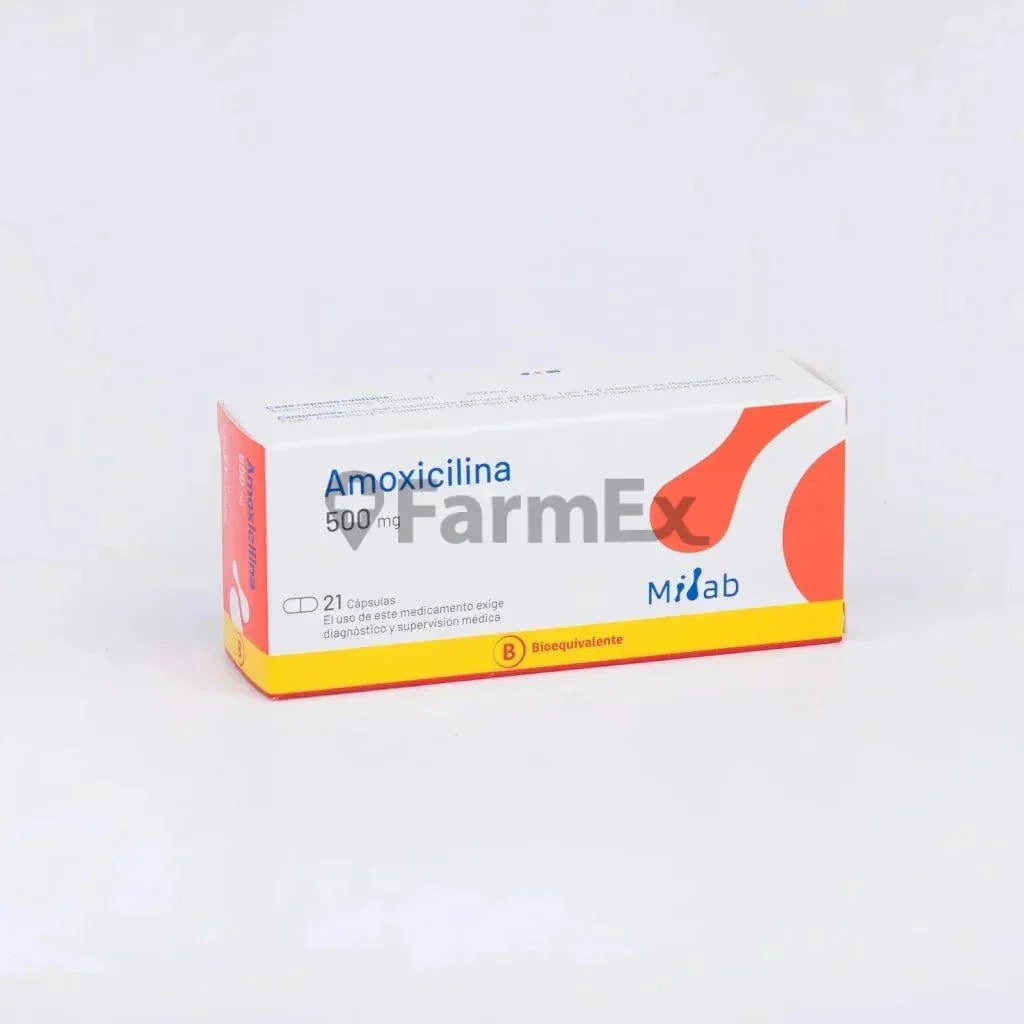 Amoxicilina 500 mg x 21 Cápsulas - Mintlab
