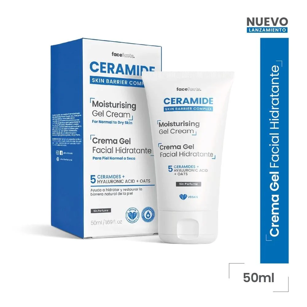 Facefacts Ceramide Crema Gel Hidratante 50 ml