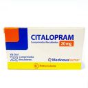 Citalopram 20 mg x 28 Comprimidos Recubiertos - Medinova Farma