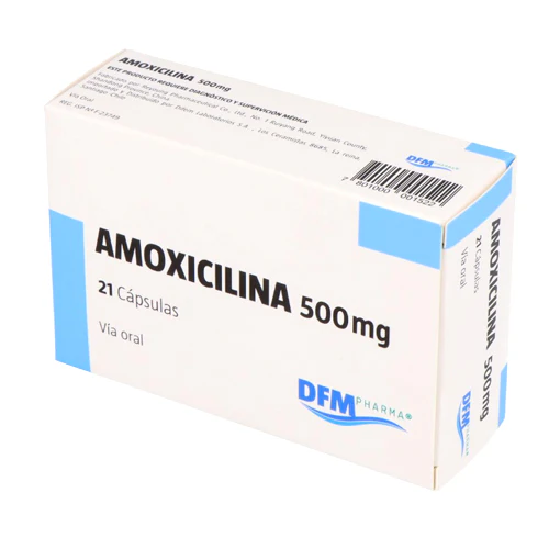Amoxicilina 500 mg x 21 Cápsulas - DFM