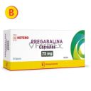 Pregabalina 75 mg x 30 Cápsulas - Hetero