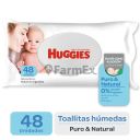 Toallitas Húmedas Huggies "Puro & Natural" x 48 unidades