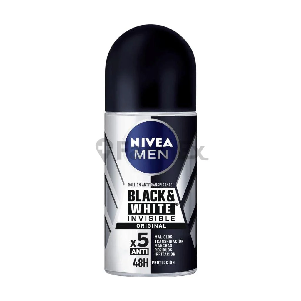 Nivea Men Invisible Black & White Roll On Antitranspirante 50 ml