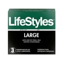 Preservativos Lifestyles Large x 3 unidades
