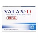 Valax-D 160 mg/25 mg x 30 Comprimidos Recubiertos - Valsartán + Hidroclorotia...