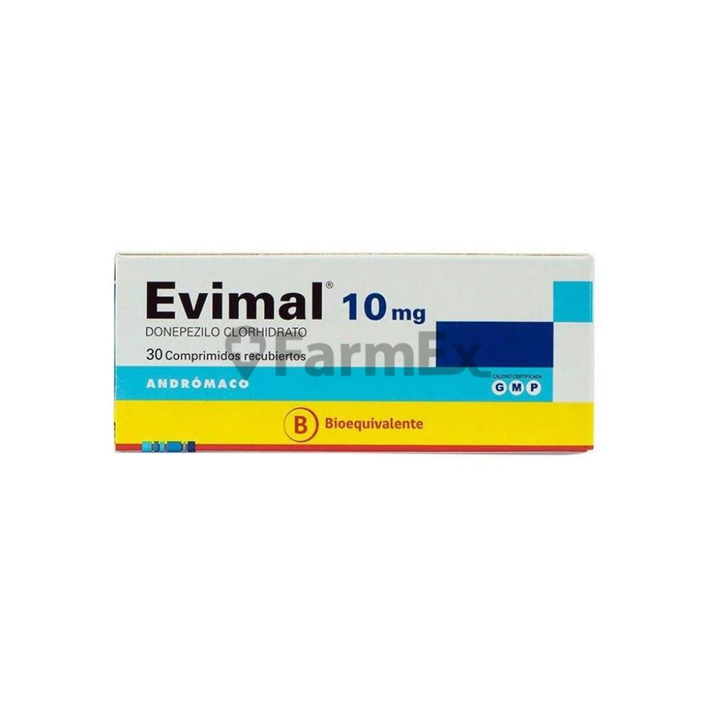 Evimal 10 mg x 30 Comprimidos - Donepezilo Clorhidrato