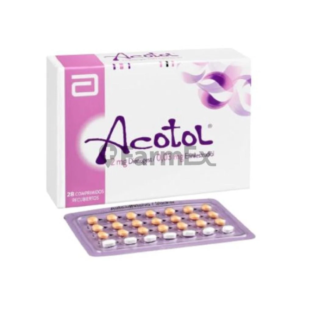 Acotol 3+0,03 mg x 28 Comprimidos - Drospirenona + Etinilestradiol