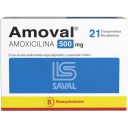 Amoval (B) Amoxicilina 500mg 21 Comprimidos Recubiertos