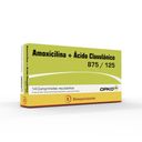 Amoxicilina 875 mg + Acido Clavulanico 125 mg x 14 Comprimidos