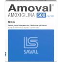Amoval 500 mg/5 ml x 100 ml Suspension Oral