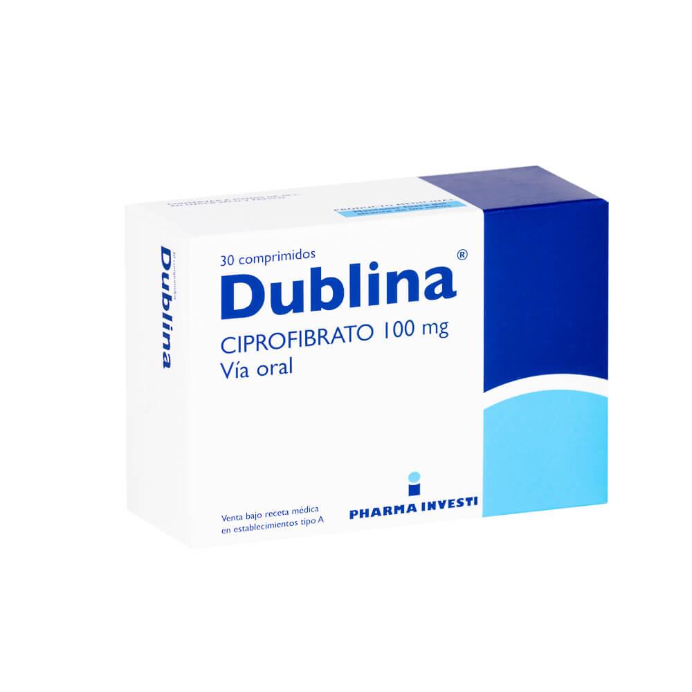 Dublina Ciprofibrato 100 mg x 30 Comprimidos - Ciprofibrato