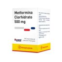 Metformina Clorhidrato LP 500 Mg x 30 Comprimidos De Liberación Prolongada