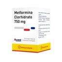 Metformina LP 750 mg x 30 Comprimidos De Liberación Prolongada