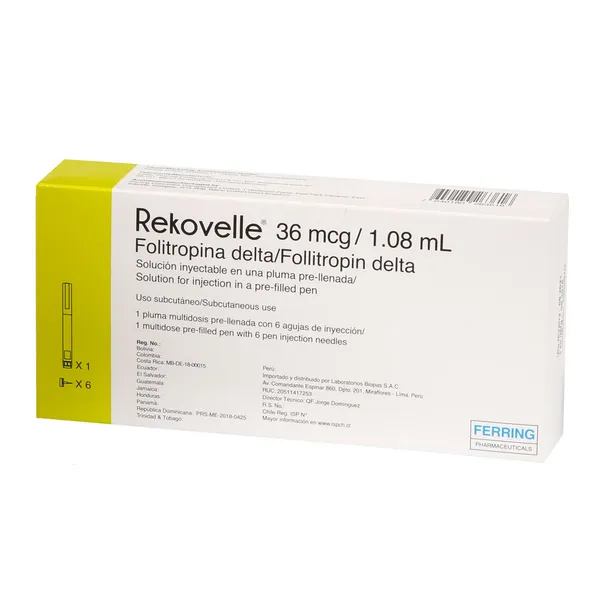 Rekovelle 36 mcg/1,08 ml x 1 Pluma - Folitropina Delta