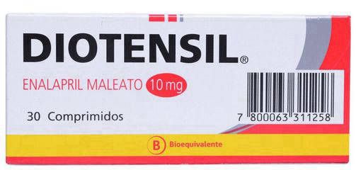 Diotensil 10 mg x 30 Comprimidos - Enalapril