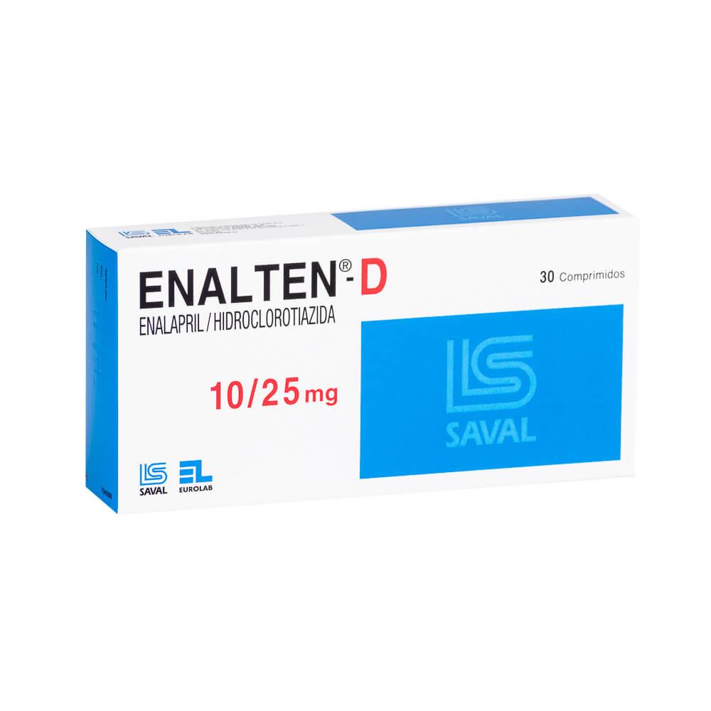 Enalten-D 10/25 mg x 30 Comprimidos - Enalapril e Hidroclorotiazida