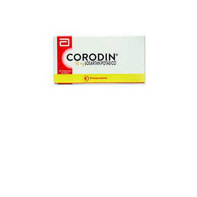 Corodin 50 mg x 30 Comprimidos Recubiertos - Losartán Potásico